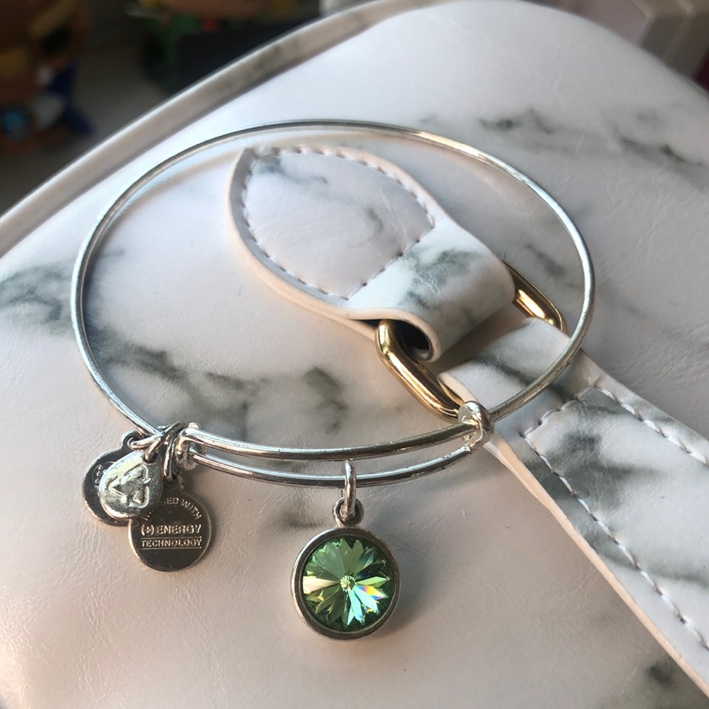 Alex and Ani Peridot/August Birthstone Bangle